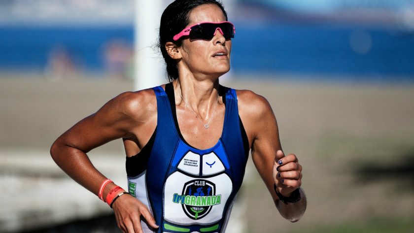 selective focus photography of woman running